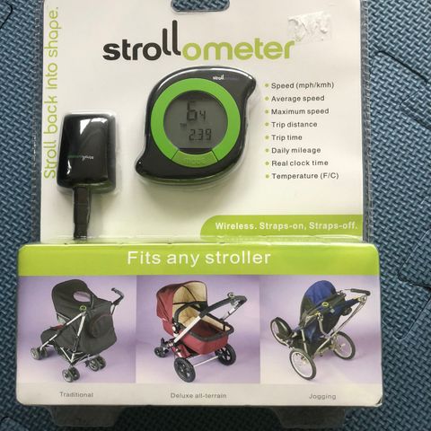 Stroller speedometer / computer