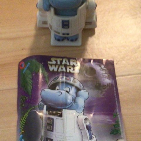 Kinderegg Maxi figur fra 2002 Star Wars Erzwo Hippo