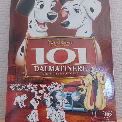 Disney klassiker! 101 dalmatinere - Animasjon (DVD) –  3 filmer for 2