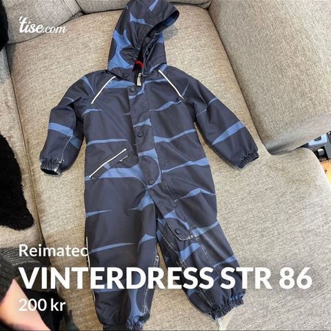 Reima vinterdress str 86