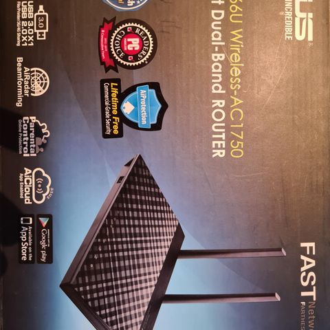 Asus  RT-AC66U Wireless Dual-Band Ruter