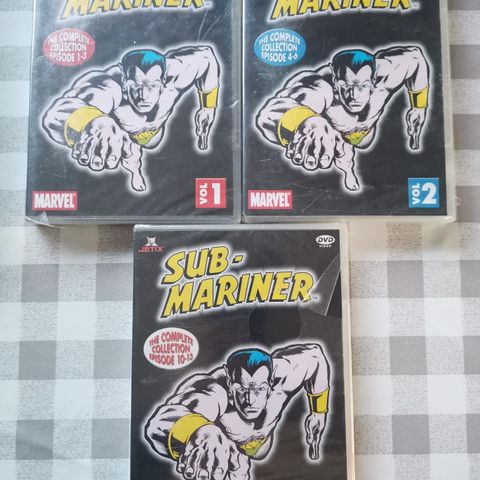 Sub-mariner vol. 1, 2 og 4 (DVD Jetix Marvel)
