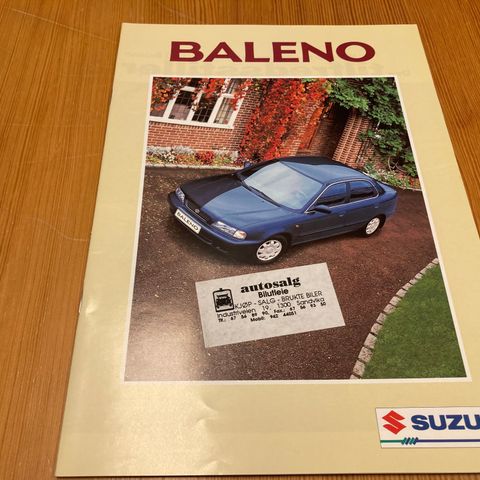 BILBROSJYRE - SUZUKI BALENO - 1997