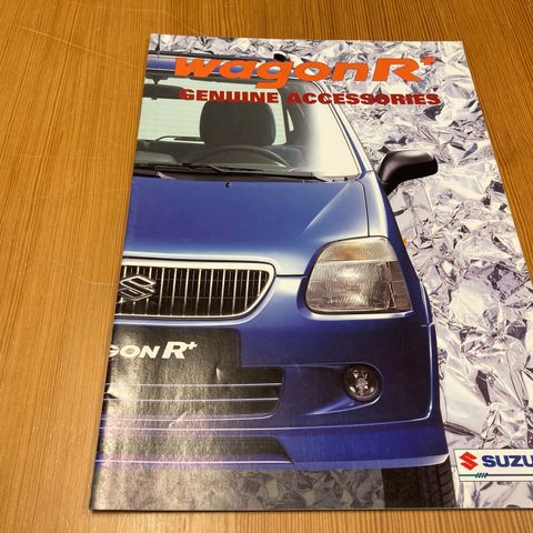 BILBROSJYRE - SUZUKI WAGON R+ GEIUINE ACCESSORIES - 1999