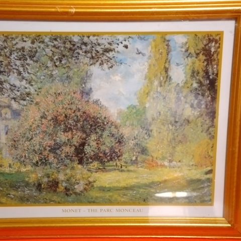 Claude Monet "Parc Monceau" bilde/trykk