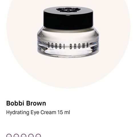 Bobbi brown eye cream