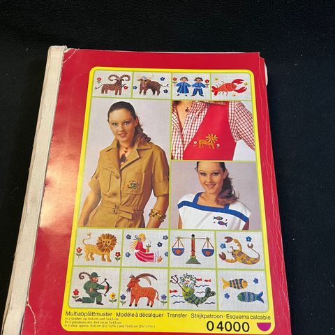 Retro  vintage Burda mønsterbok 1976