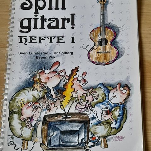 Spill gitar. Hefte 1. Kan sendes.