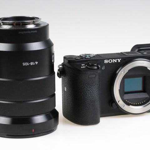 Sony A6500 + Sony E 18-105 mm F4 G OSS - UTLEIE