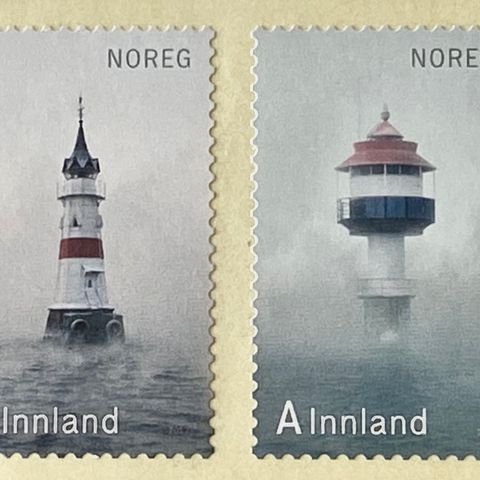 Norge 2012 Norske fyrtårn III NK 1821 - 1822 Postfrisk