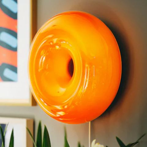 Varmblixt donut lampe