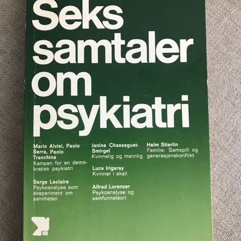 Seks samtaler om psykiatri av Svein Haugsgjerd og Fredrik Engelstad
