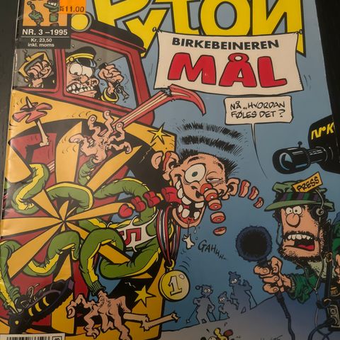 Pyton nr 3 1995 tegneserier