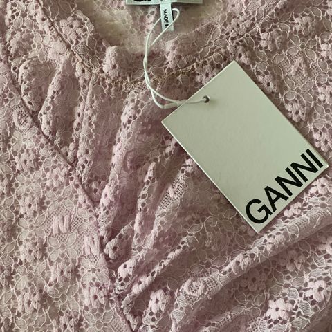Ganni lace top Ny med lappen