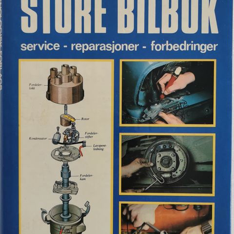 Store bilbok. Teknologisk forlag. 3. opplag, 1986