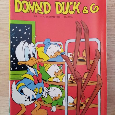 Donald Duck blader fra 1983. Selges