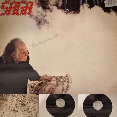 SAGA/WORLDS APART 1981 - VINTAGE/RETRO LP-VINYL (ALBUM)