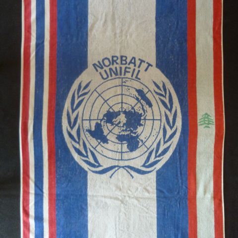 UNIFIL / NORBATT 1978-1998 - Badehåndkle/håndkle.