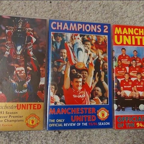 Man United VHS -92/93-93/94-94/95
