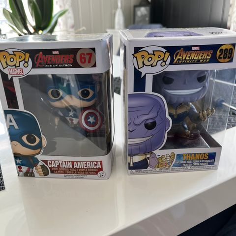 Funko pop Avengers figurer KUN THANOS IGJEN!!