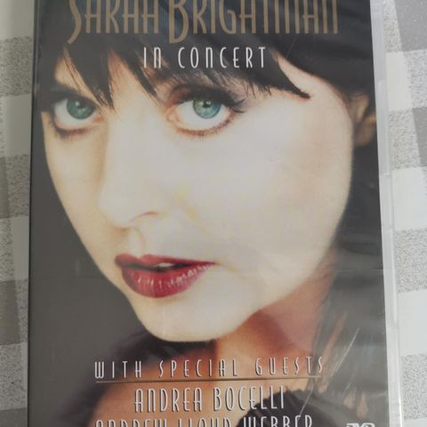 Sarah Brightman - In Concert (DVD 1998, i plast)