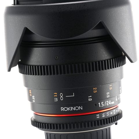 Rokinon 24mm T1.5 Cine DS Objektiv til Nikon F-fatning