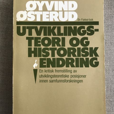 Utviklingsteori og historisk endring av Øyvind Østerud