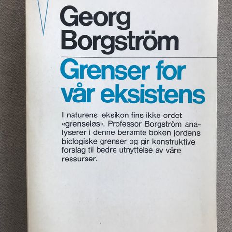 Grenser for vår eksistens av Georg Borgström