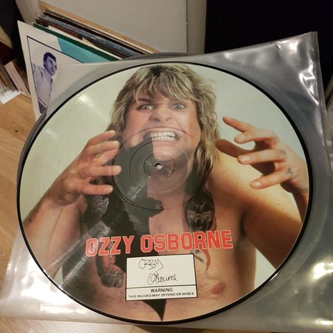 Ozzy Osbourne interview picture disc part 1 of collection