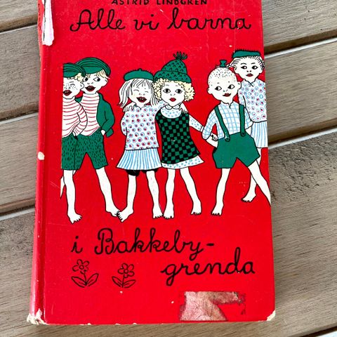 Vintage bok: Alle vi barna i Bakkebygrenda
