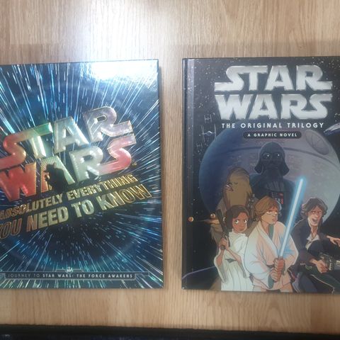 Star wars bøker og tegneserie