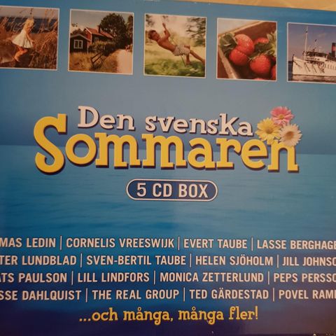 Den Svenska Sommaren.   (5-cd boks)