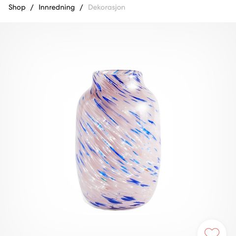 HAY Splash vase