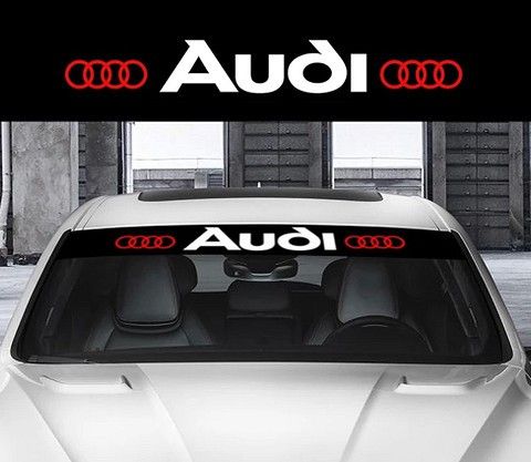 AUDI frontrute folie / klistremerke styling Audi TT A3 A4 A5 A6 A7 A8 Q3 Q5 Q7