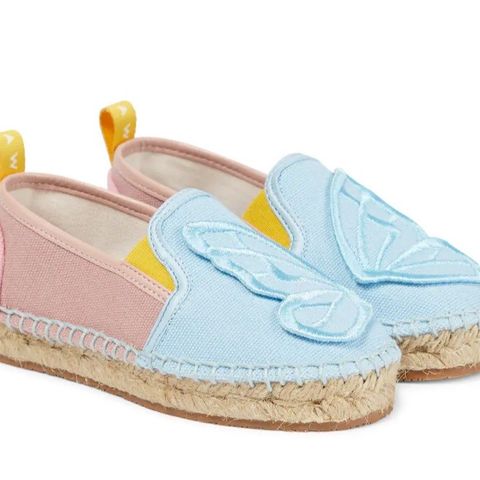 New Sophia Webster Girls espadrille flat shoes, size 34