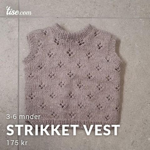 Strikketvest