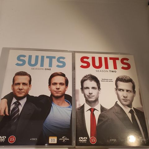 Suits, sesong 1 og 2. Dvd