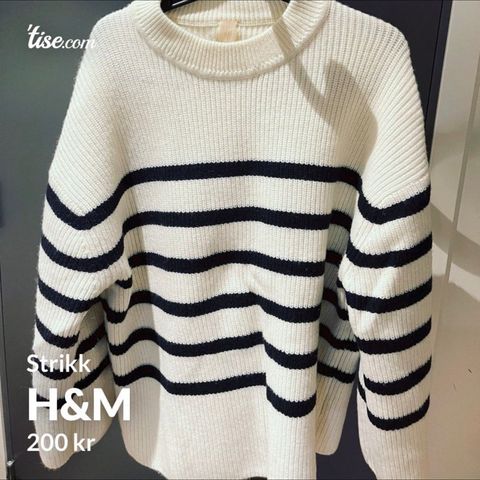 H&M strikke jumper