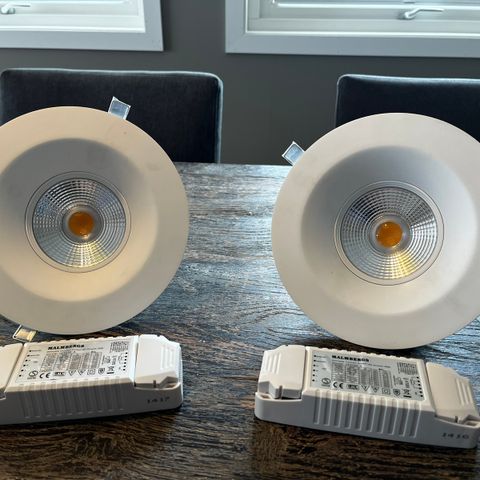 Malmbergs downlights med LED driver