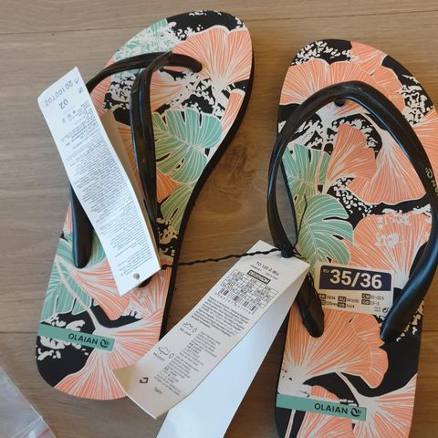 Nye flip flops sandaler str 35/36