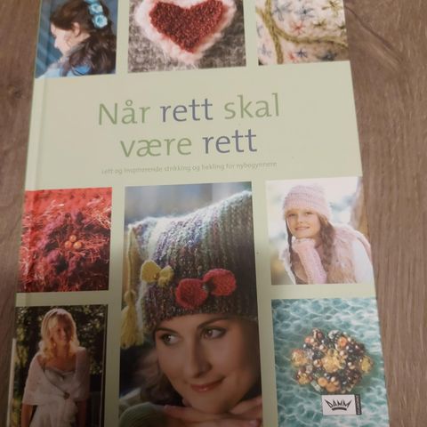 Strikkebok Når rett skal være rett