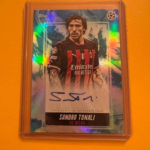 Sandro Tonali auto fotballkort 32/49