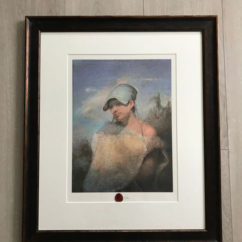 Odd Nerdrum Serigrafi merket 90eks. "Uten tittel"