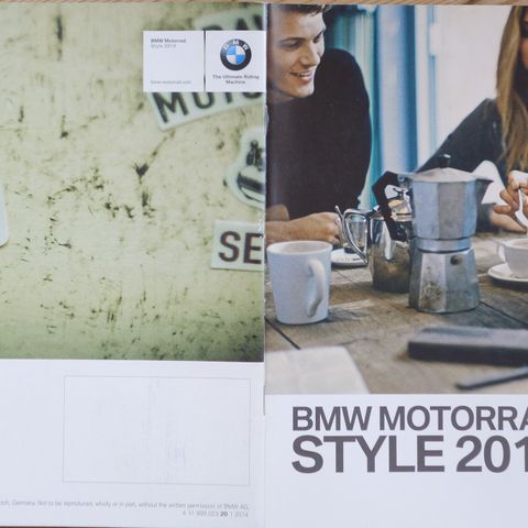 BMW  2014 Style og RIDE kataloger