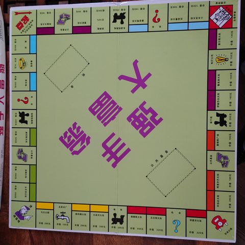 Monopoly Shanghai på kinesisk