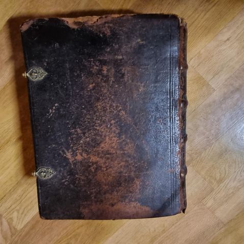 Antikk bibel/ skriftbok Anno 1764