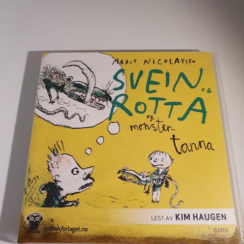 Svein og Rotta og monstertanna - Marit Nicholaysen. Lydbok