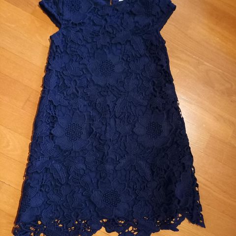 Blå kjole str 116