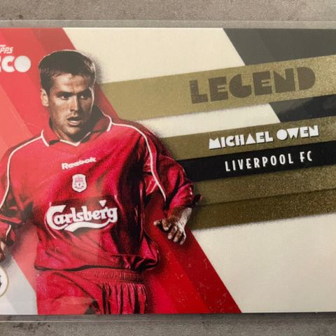 Liverpool M. Owen Fotballkort