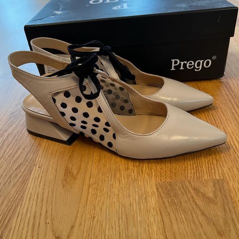 Helt ny Prego Lux sandaler i skinn str 37